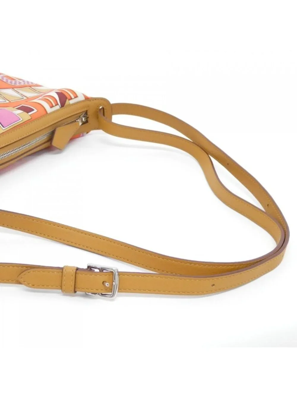 Hermes Carre en Boucles Sursois to Go Pouch